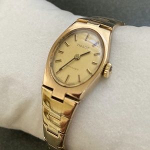 Ladies Tissot Gold Plated Classic Mechanical Watch